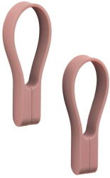 Zone Törtrózsaszín szilikon akasztó szett 2 db-os Loop - Zone