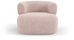 Micadoni Világos rózsaszín buklé fotel Jenny - Micadoni Home