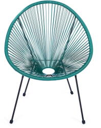 Bonami Zöld fém-műanyag kerti fotel Avocado Comfort - Bonami Selection