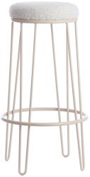 Light & Living Krémszínű kárpitozott bárszék (ülésmagasság 73 cm) Alice - Light & Living