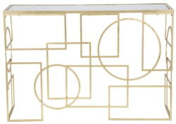 Mauro Ferretti Aranyszínű konzolasztal 41x120 cm Marie - Mauro Ferretti