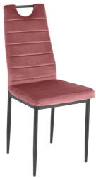 Støraa Sötét rózsaszín bársony étkezőszék szett 2 db-os Mandy - Støraa