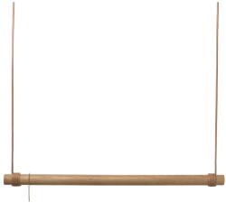 LIND DNA Natúr színű tölgyfa fali fogas 110 cm Swing L - LIND DNA