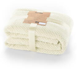 Restilo Henry krémszínű mikroszálas takaró, 200 x 150 cm - DecoKing