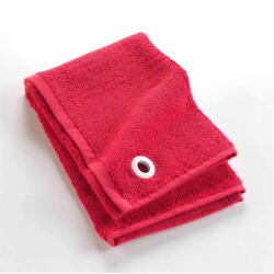 Douceur d'intérieur Piros frottír pamut törölköző 50x50 cm Cuistot - douceur d'intérieur