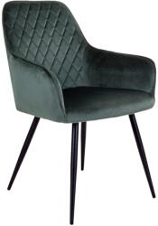 House Nordic Sötétzöld kárpitozott étkezőfotel szett 2 db-os Harbo - House Nordic