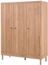 Vipack Natúr színű tölgyfa gyerek ruhásszekrény 146x190x55 cm Forrest - Vipack