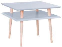 Ragaba Square világosszürke dohányzóasztal, 55 x 55 cm - Ragaba