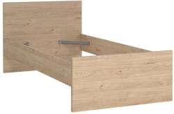 Tvilum Natúr színű egyszemélyes ágy tölgyfa dekorral 90x190 cm Naia - Tvilum