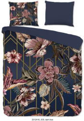 Good Morning Sötétkék kétszemélyes-hosszabbított mikroszálas ágyneműhuzat 200x220 cm Jos - Good Morning