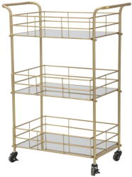 Mauro Ferretti Reo 3 szintes zsúrkocsi arany színű szerkezettel, - Mauro Ferretti