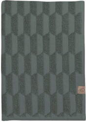 Mette Ditmer Sötétzöld pamut törölköző 50x95 cm Geo - Mette Ditmer Denmark
