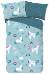 Good Morning Egyszemélyes flanel gyerek ágyneműhuzat 140x200 cm Snowycorn - Good Morning