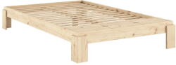 Karup Design Natúr színű borovi fenyő franciaágy ágyráccsal 140x200 cm Layers - Karup Design - bonami - 293 030 Ft