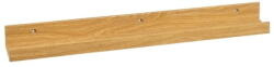 Casa Selección Natúr színű fali polc tölgyfa dekorral, képekhez 60 cm - Casa Selección