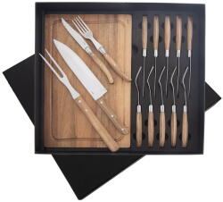 Orion Ezüstszínű-natúr színű rozsdamentes acél evőeszköz készlet 15 db-os - Orion