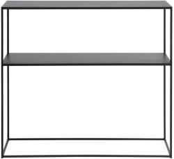 Unique Furniture Fekete fém konzolasztal 35x90 cm Pebble - Unique Furniture