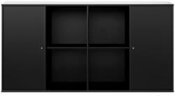 Hammel Furniture Fekete faliszekrény Hammel Mistral Kubus, 136 x 69 cm