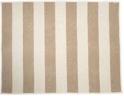Pappelina Bézs-krémszínű gyapjúkeverék takaró 140x180 cm Bob Mud Vanilla - Pappelina