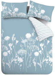Catherine Lansfield Fehér-kék egyszemélyes ágyneműhuzat 135x200 cm Meadowsweet Floral - Catherine Lansfield
