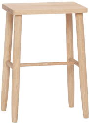 Hübsch Natúr színű tölgyfa bárszék (ülésmagasság 52 cm) Folk - Hübsch