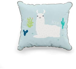 Pinio Llamas kék gyerekpárna, 45 x 50 cm - Pinio
