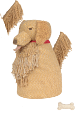 Lorena Canals Bézs textil játéktároló kosár 40x30x55 cm Luna - Lorena Canals