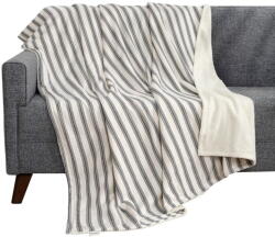 Mijolnir Fehér-antracitszürke takaró 150x190 cm Soren Wellsoft - Mijolnir