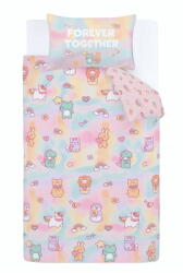 Catherine Lansfield Rózsaszín kétszemélyes gyerek ágyneműhuzat 200x200 cm Forever Together - Catherine Lansfield