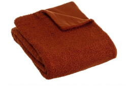 Casa Selección Téglavörös sherpa takaró 130x160 cm Sherpa Bouclé - Casa Selección