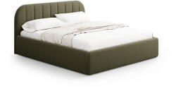 Windsor & Co Zöld kárpitozott ágyneműtartós franciaágy ágyráccsal 200x200 cm Juno - Windsor & Co Sofas