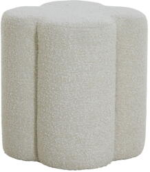 Light & Living Krémszínű buklé puff Nalani - Light & Living