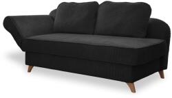 Miuform Antracitszürke kordbársony heverő (bal oldali) Chic Charlotte - Miuform