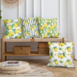 Mila Home Párnahuzat szett 4 db-os 43x43 cm Lemons - Mila Home