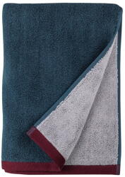 Mette Ditmer Sötétkék-szürke frottír bio pamut törölköző 50x90 cm Soft - Mette Ditmer Denmark