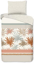 Good Morning Fehér-világosszürke egyszemélyes pamut ágyneműhuzat 140x200 cm - Good Morning