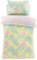 Catherine Lansfield Egyszemélyes mikroplüss gyerek ágyneműhuzat 135x200 cm Rainbow Cuddly - Catherine Lansfield