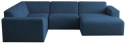 Scandic Sötétkék buklé sarokkanapé (U alakú) Roxy - Scandic - bonami - 845 716 Ft