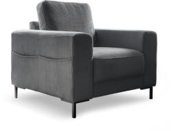 Miuform Sötétszürke kordbársony fotel Lofty Lilly - Miuform