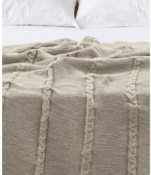 Oyo Concept Bézs ágytakaró 200x220 cm Trenza - Oyo Concept