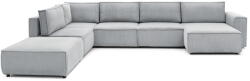 Bobochic Paris Világosszürke kordbársony sarokkanapé (bal oldali-"U" alakú) Nihad modular - Bobochic Paris - bonami - 1 279 242 Ft