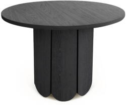 Woodman Kerek étkezőasztal tölgyfa dekorral ø 98 cm Soft - Woodman