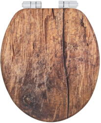 WENKO WC-ülőke automatikus záródással 37 x 43 cm Rustic - Wenko