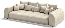 ROPEZ Krémszínű kordbársony kanapé 310 cm Vanessa - Ropez