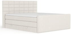 Maison de Reve Bézs ágyneműtartós boxspring ágy 160x200 cm Ava - Maison de Rêve