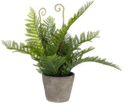 Kave Home Művirág cement virágcserépben, magasság 35 cm - Kave Home