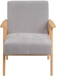 Casa Selección Szürke zsenília fotel Vintage - Casa Selección