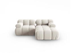 Micadoni Bézs bársony moduláris sarokkanapé (jobb oldali) Bellis - Micadoni - bonami - 471 992 Ft