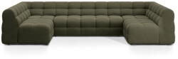 Micadoni Zöld sarokkanapé (U alakú) Kendal - Micadoni