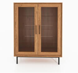 The Beds Natúr színű tölgyfa tálalószekrény 97x125 cm Abies - The Beds